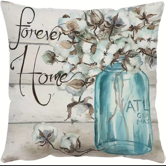 New Forever home decor accent pillow case - Picture 1 of 3